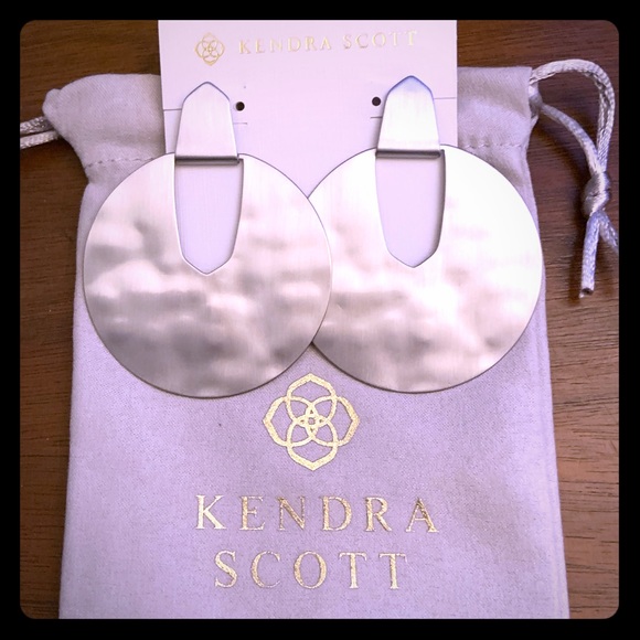 Kendra Scott Jewelry - New Kendra Scott Silver Diane Earrings